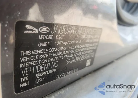 2017 Jaguar Xe Premium z USA, uszkodzony, nr VIN SAJAD4BG8HA947143